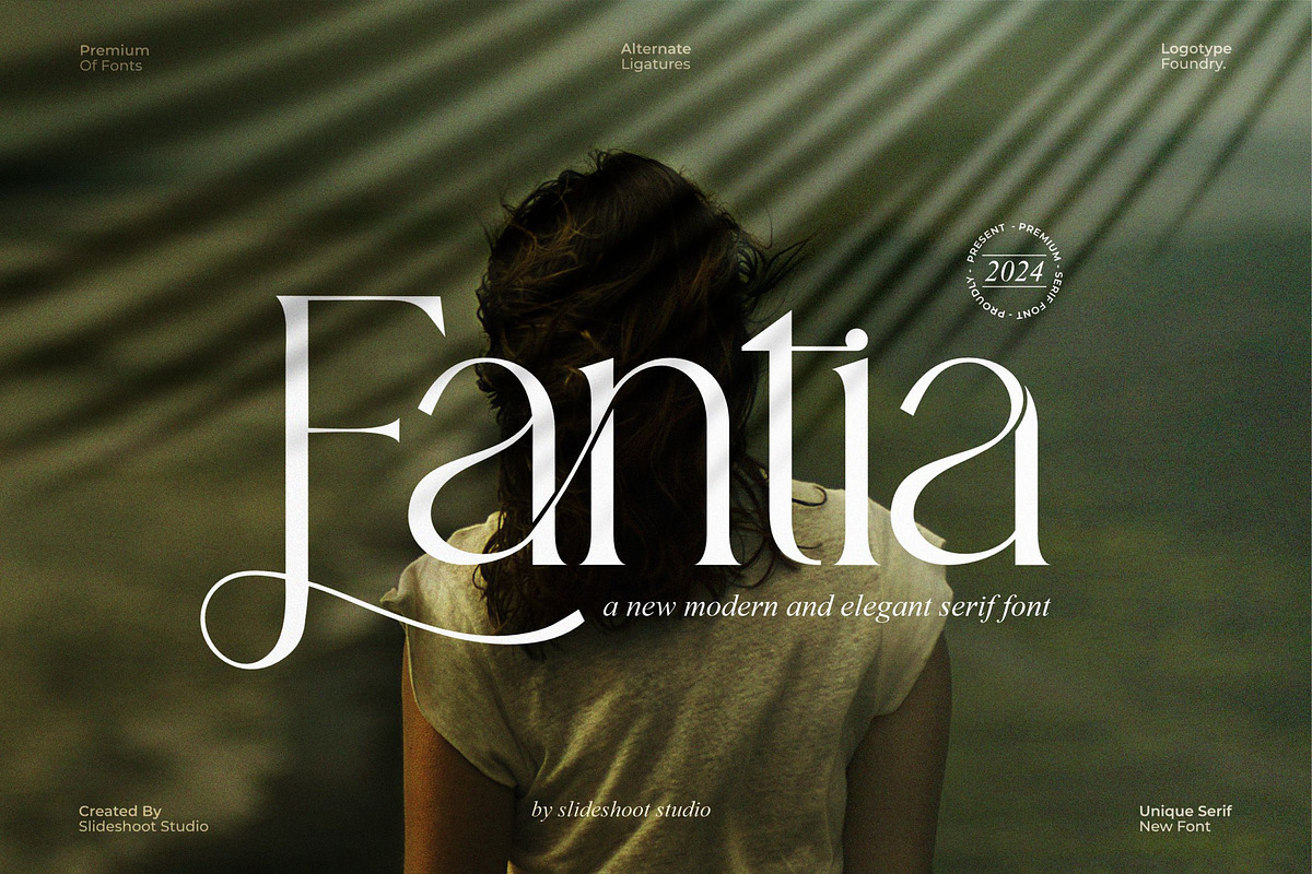 Fantia || Modern Serif Font, a Serif Font by Idea Studio (Photo 1 of 10)