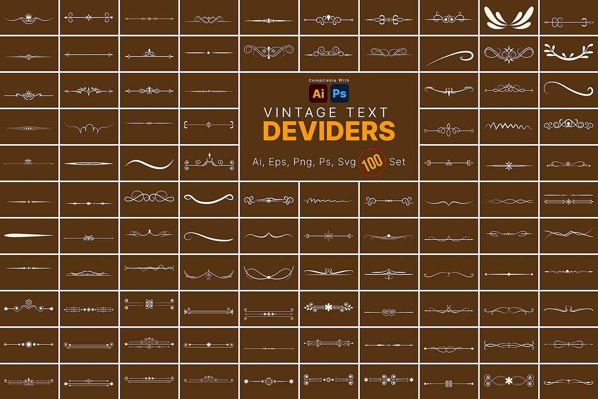 Elegant Handmade Divider Border, an Action Add-On by Photoshop Action (Photo 1 of 11)