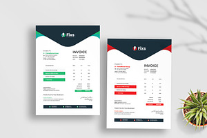 Corporate Invoice Template Design