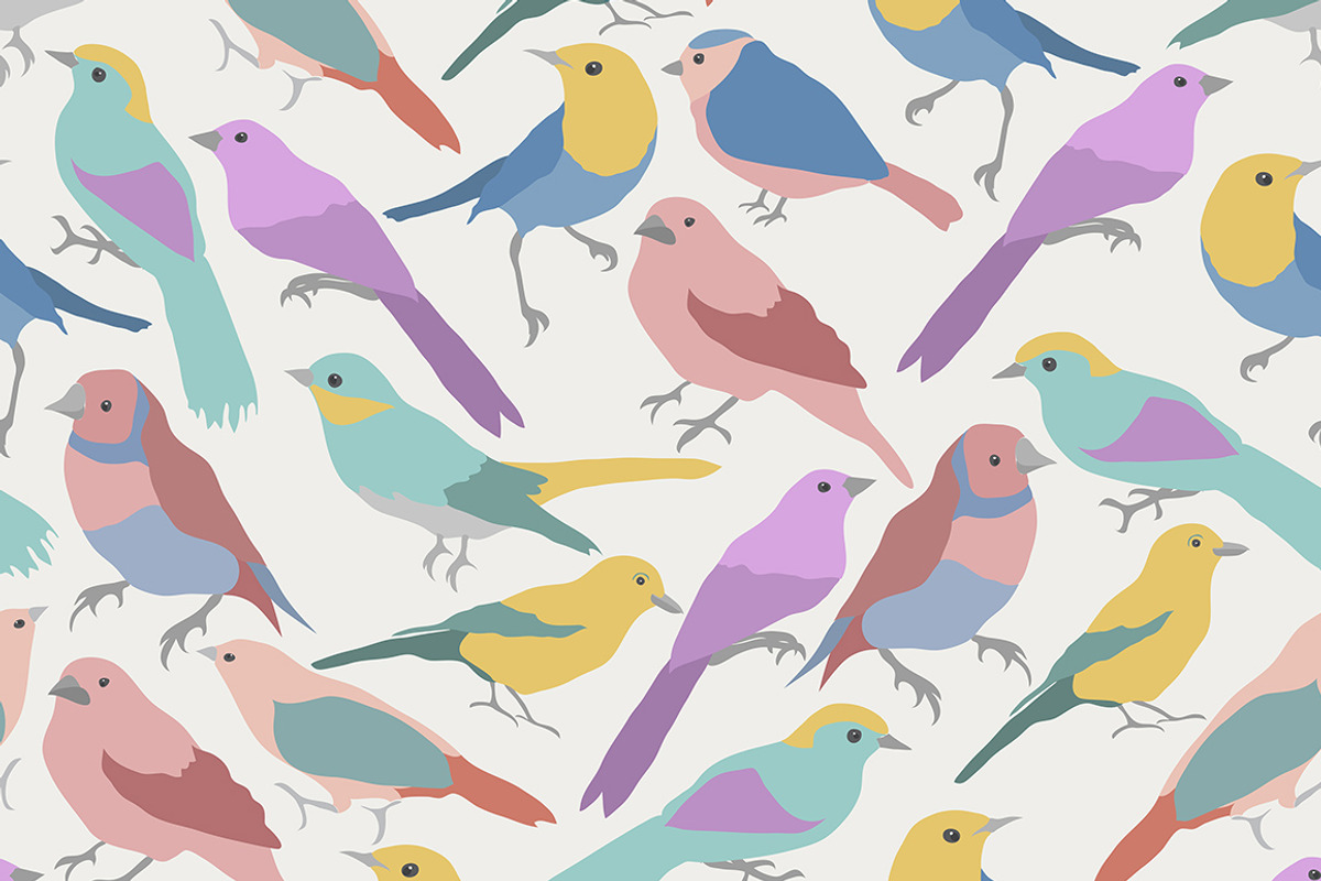 Vector birds, an Animal Illustration by Julia Dreams (Photo 2 of 2)