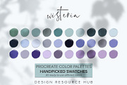 Wisteria Procreate Palette, a Palette Add-On by Design Resource Hub (Thumbnail 2 of 3)