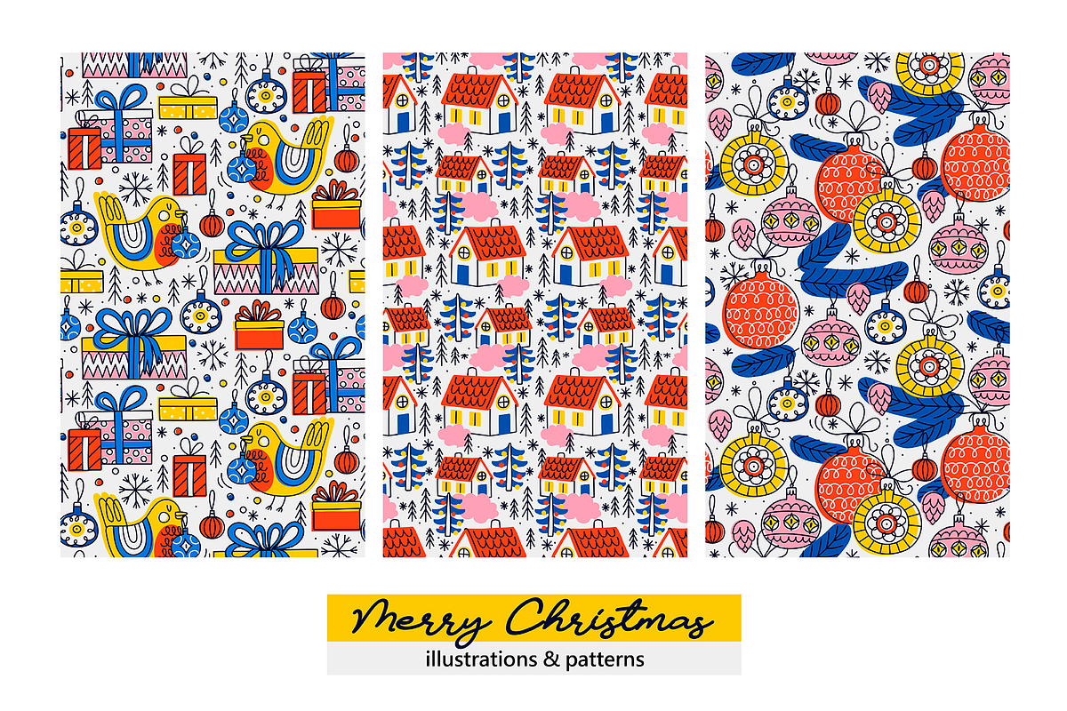 Christmas doodles, an Illustration by Nastya Tkachova (Photo 5 of 8)