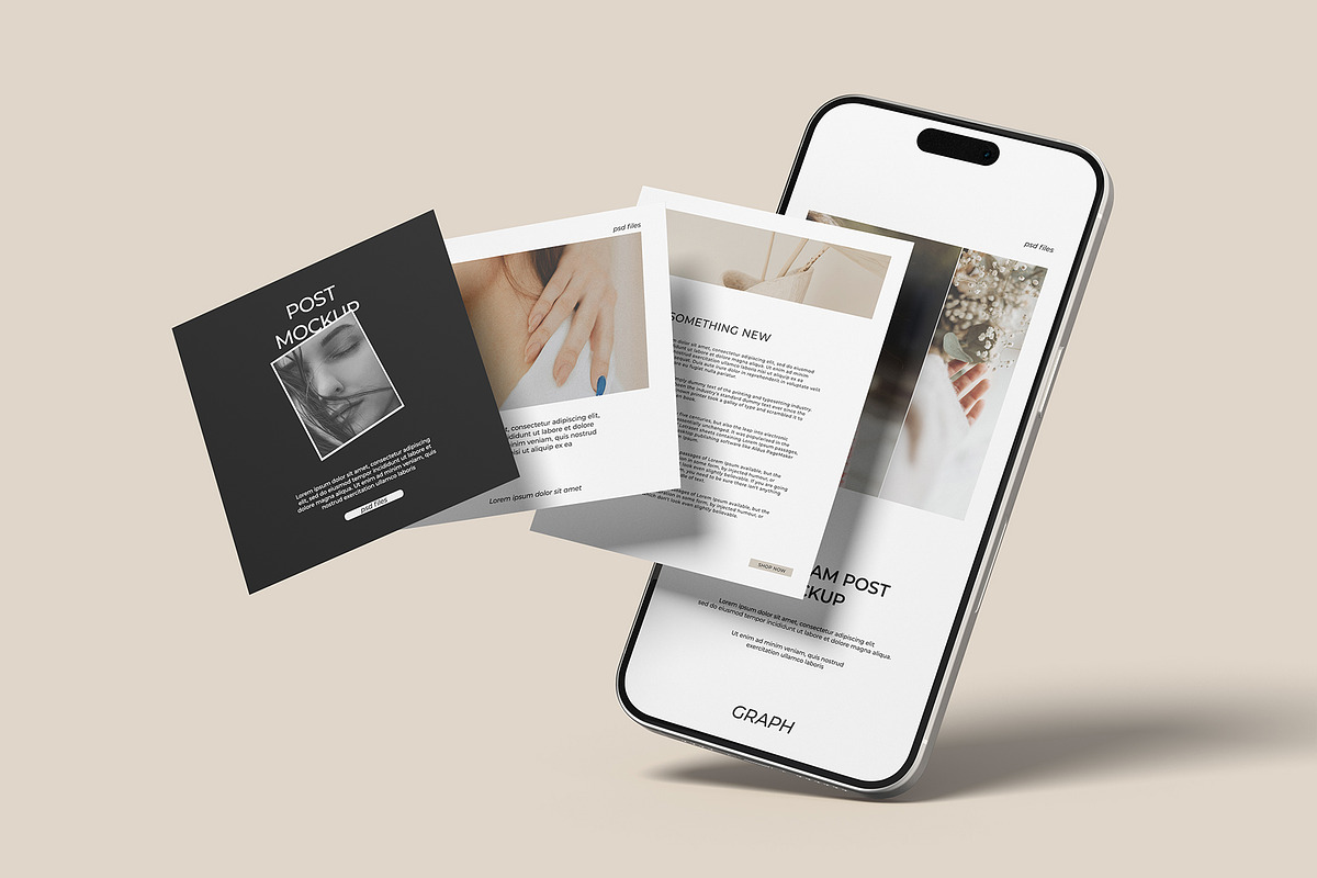 Instagram Post Mockup, a Wearable Device Mockup by graphicpages (Photo 9 of 15)