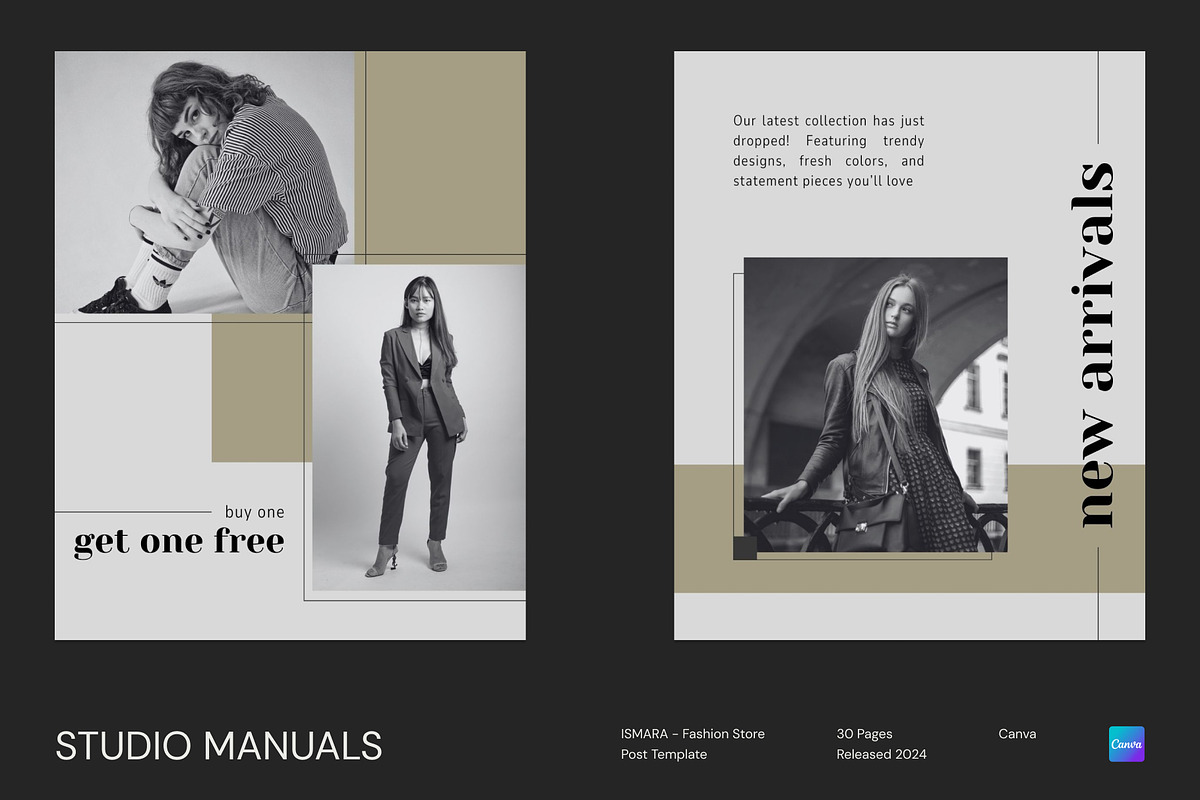 ISMARA – Fashion Store Post Template, a Social Media Template by Studio Manuals (Photo 4 of 8)