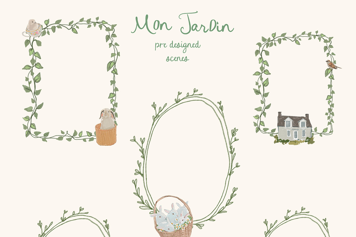 Spring Watercolor Illustrations, a Decorative Illustration by whiteheartdesign (Photo 9 of 30)