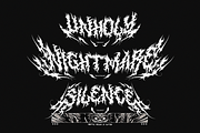 Mortal Reign | Dragonic Black Metal, a Blackletter Font by Ardana Creative (Thumbnail 7 of 11)