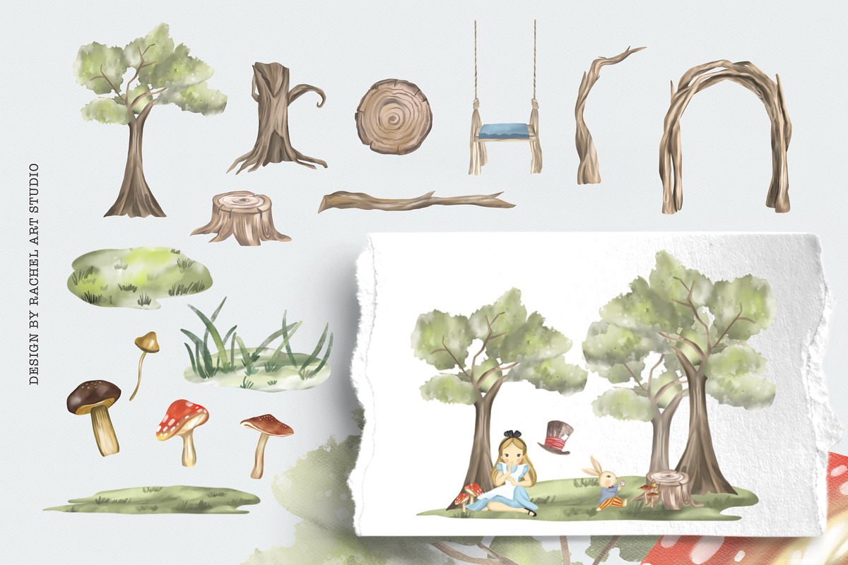 Wonderland Adventure, an Animal Illustration by Rachel Art Studio (Photo 3 of 10)