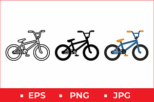 Bicycle Icon Vector Design, a Solid Icon by Artonix