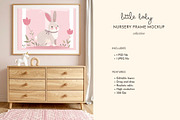 Girls Bedroom Frame Mockup, a Household Mockup by Coco & Cub Studio (Thumbnail 2 of 5)