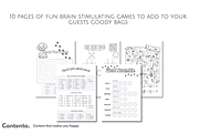 Animals Party Favors Activity Book, a Stationery Template by Contento BH (Thumbnail 2 of 3)