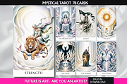 Mystical Tarot Cards Deck, an Object Illustration by Mugio (Thumbnail 1 of 7)