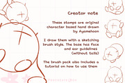 Animal Body Base Procreate Stamps, a Brush Add-On by ProcreateiBox (Thumbnail 4 of 5)