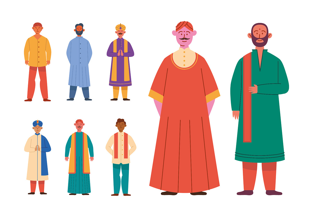 Indian Traditional Clothing Set