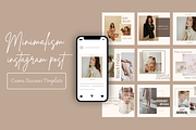 Minimalism Canva IG Templates, a Social Media Template by Sparklingdesign4 (Thumbnail 1 of 8)