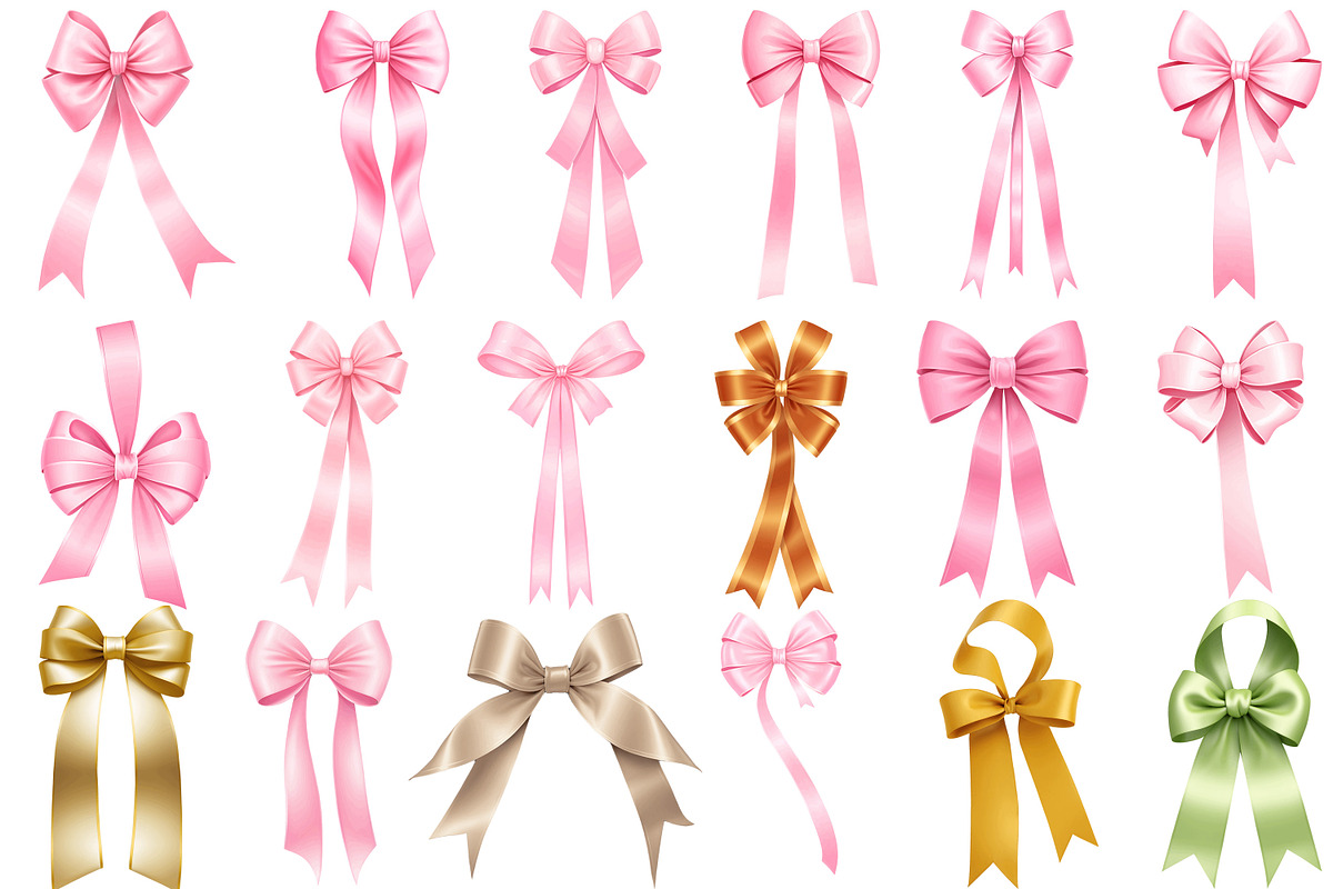 Bow Clipart Png, a Decorative Illustration by Forhadx5 (Photo 4 of 7)