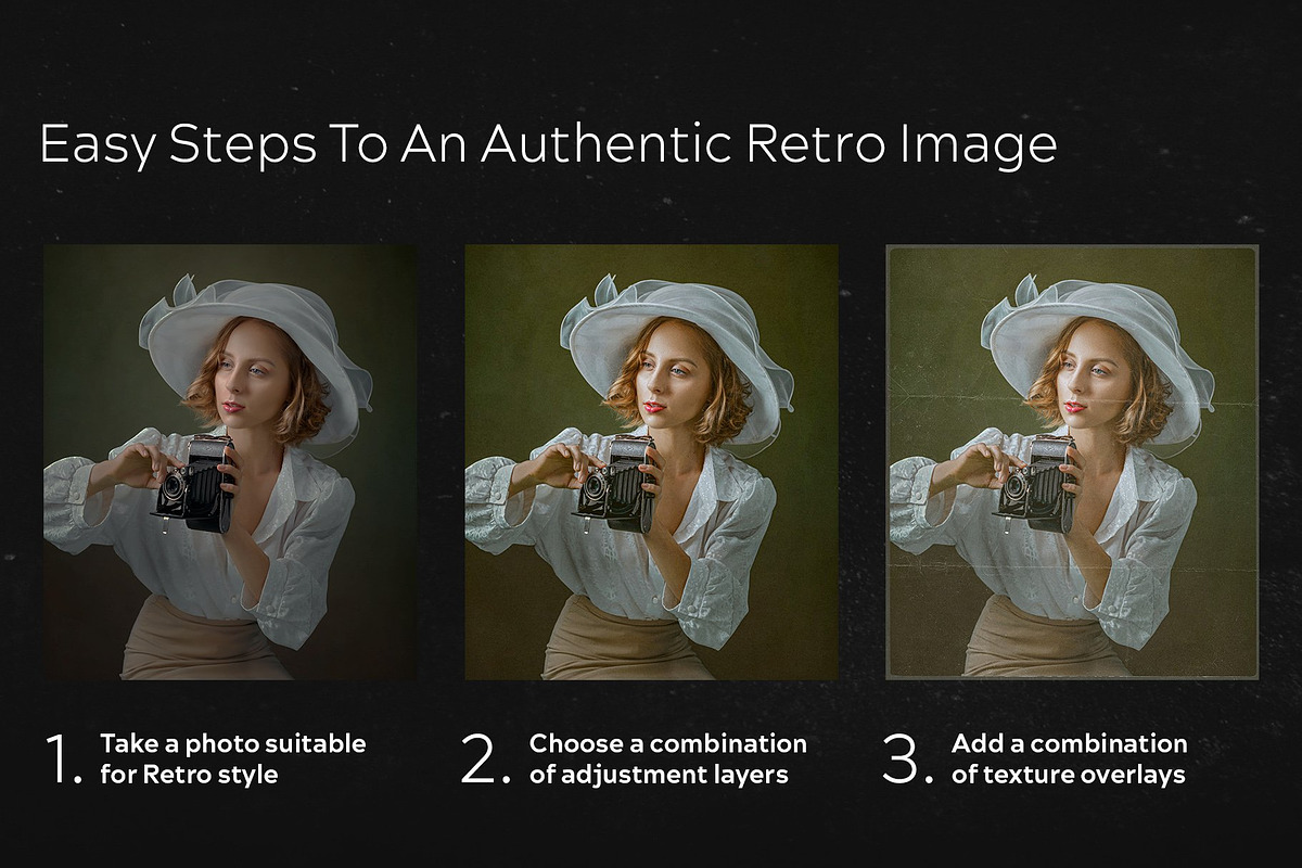 Retro Photo Effects & Overlays, a Preset Add-On by PhotoSpirit (Photo 3 of 12)