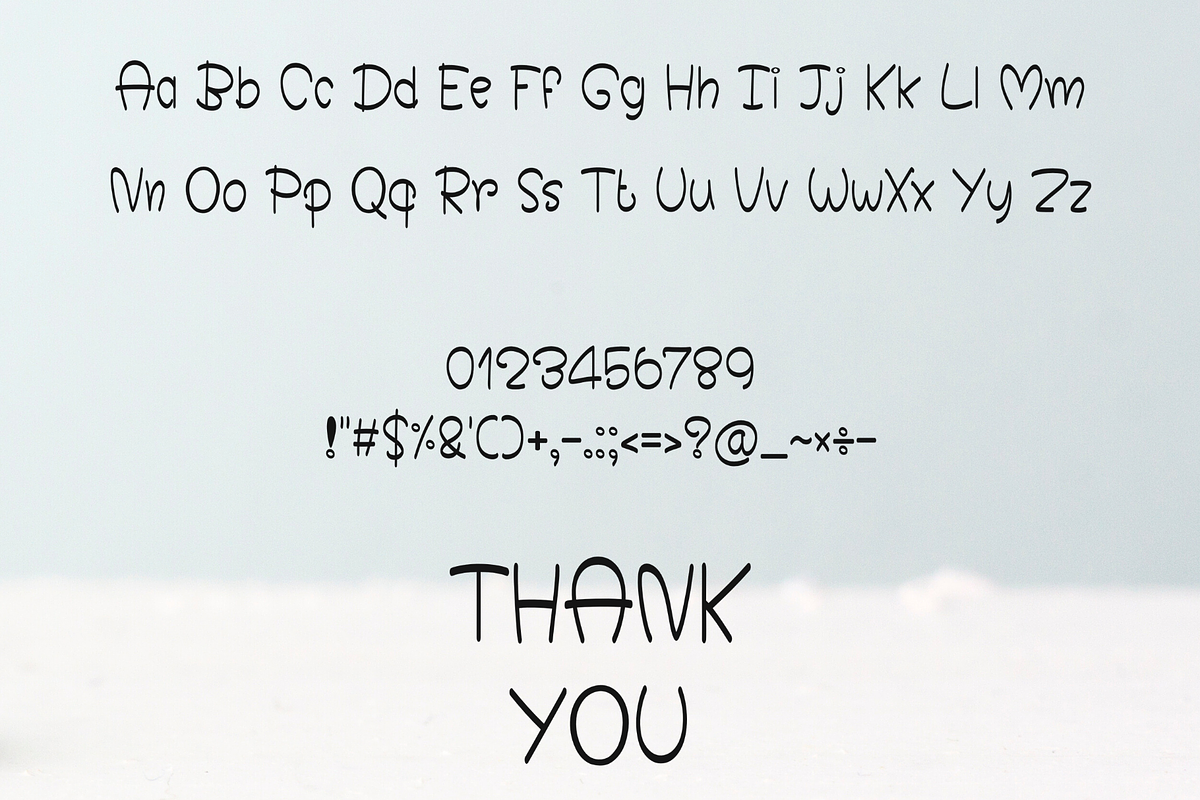 Fairytale Font, a Sans Serif Font by Cutie_Kate_Studio (Photo 13 of 13)