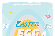 Happy Easter Party Flyer, a Flyer Template by Artolus (Thumbnail 5 of 5)