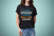 Open Heart Surgery Shirt Design, a Graphic by Vector Portal (Thumbnail 2 of 5)