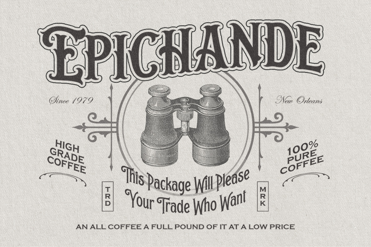 Bistern - Victorian Display Font, a Font by Letterhend Studio (Photo 8 of 9)