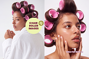 Hair Roller Girl Imagery Pack, a Beauty & Fashion Photo by Sundae Mood Agency (Thumbnail 1 of 3)