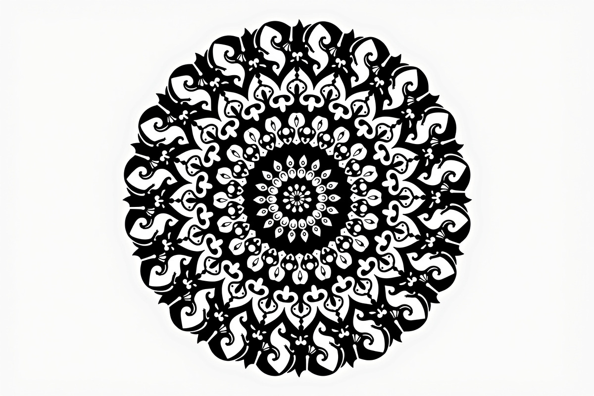 Mandala Laser Cut Files Bundle, an Illustration by yasushie (Photo 6 of 9)