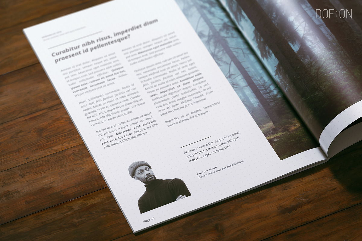 A4 Magazine | Brochure Mock-up, a Books & Magazine Mockup by WebAndCat (Photo 19 of 32)