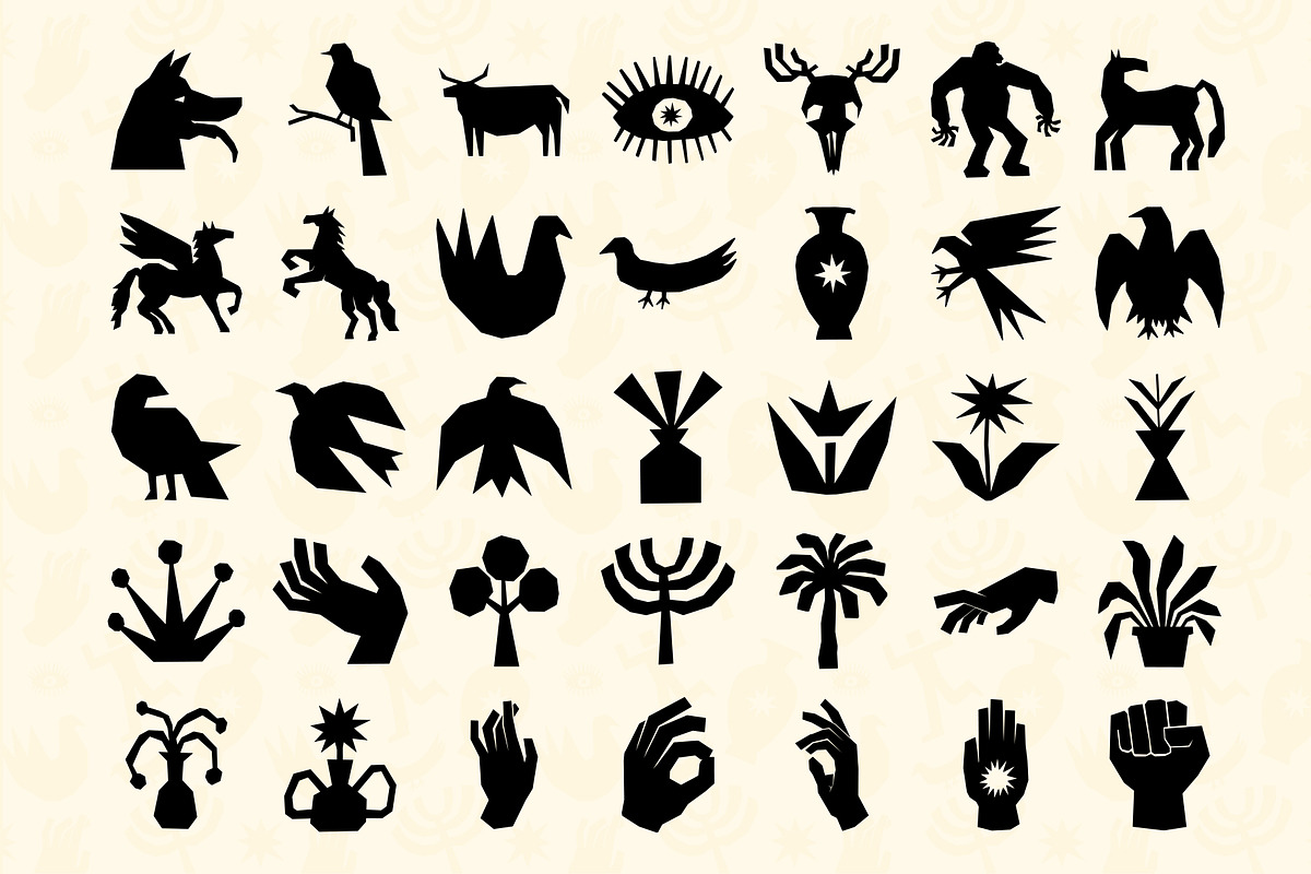 Abstract Symbol Illustration Set, an Illustration by Tekuni (Photo 2 of 13)