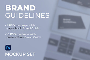 Brand Guidelines Mockup Set