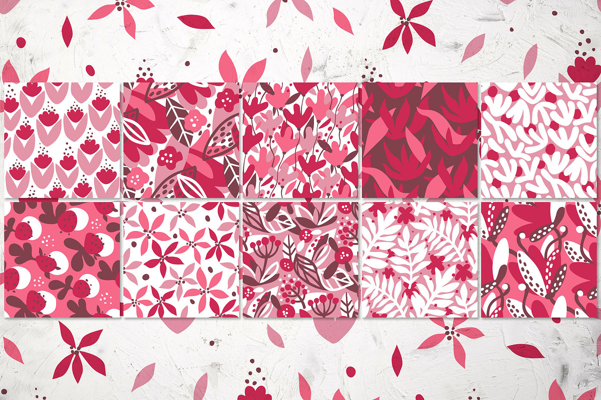 20 spring patterns, a Pattern Graphic by pineart (Photo 2 of 7)