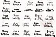 Birthday greeting templates, a Branding & Logo Template by BearyType Studio (Thumbnail 10 of 12)