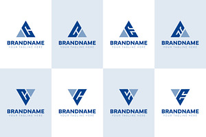 Letters AC CA VC CV AE EA VE EV Logo, a Branding & Logo Template by Pray Art Design Studio