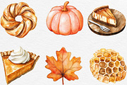 Autumn Dessert Sublimation Clipart, an Illustration by Black Bird Studio (Thumbnail 3 of 6)