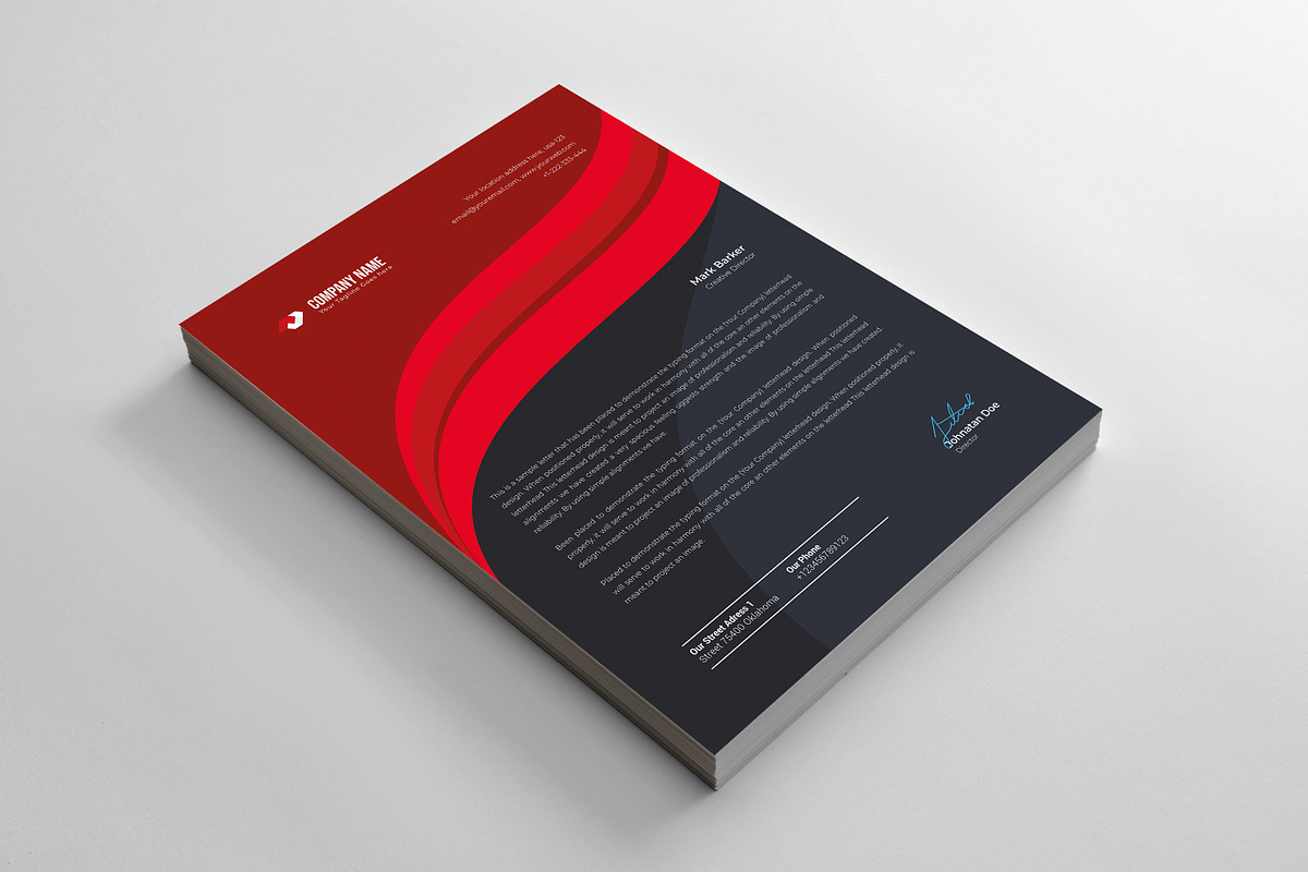 Letterhead, a Stationery Template by Curve Design (Photo 2 of 4)