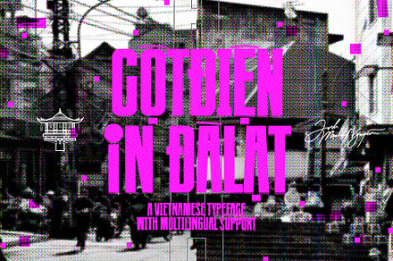 Cotdien In Dalat - Retro Viet Sans