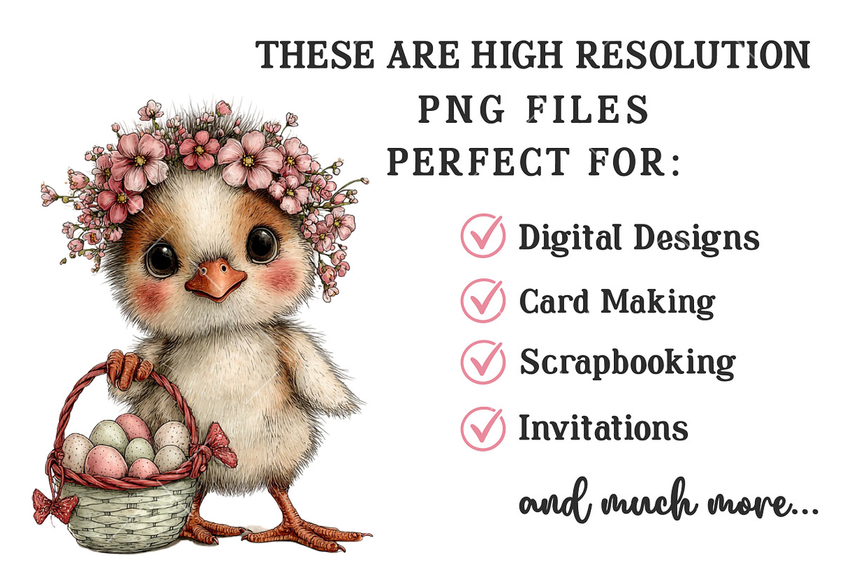 Whimsical Easter Egg Basket Clipart, an Illustration by OK Design (Photo 4 of 6)