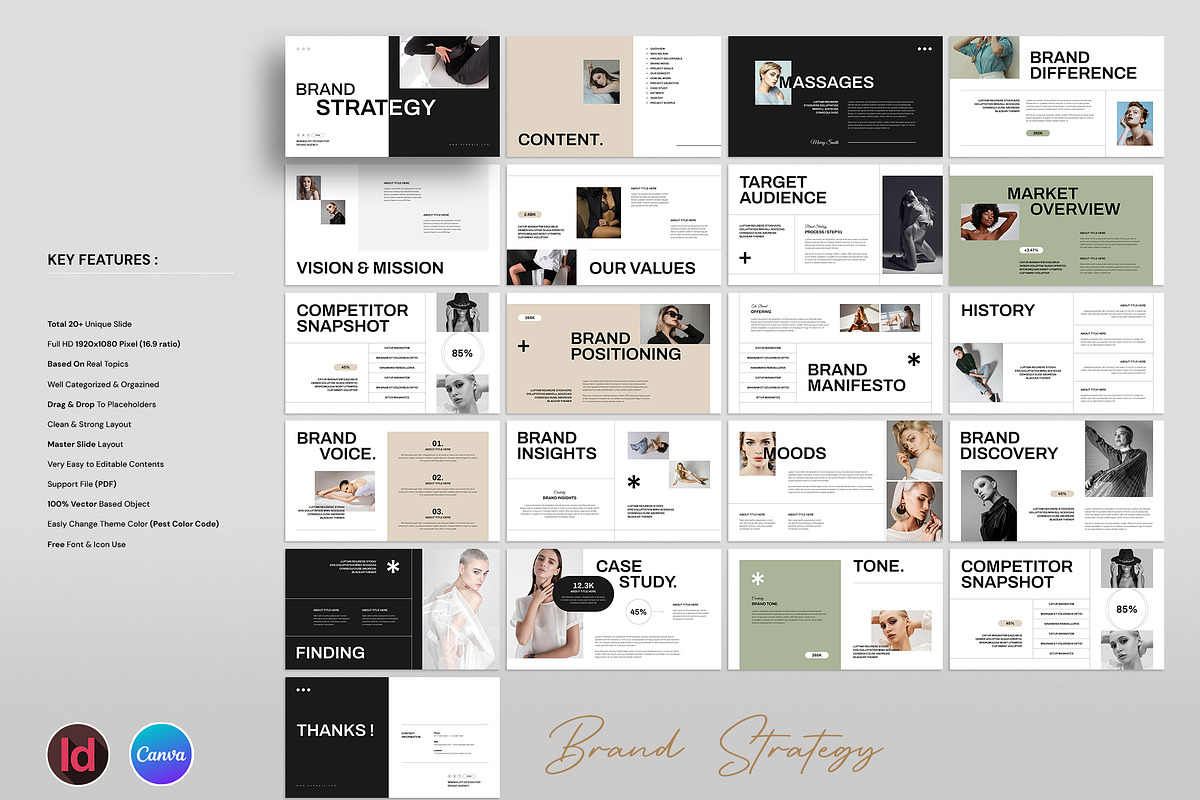 Brand Strategy Presentation Template, a Presentation Template by Spark_Creative (Photo 8 of 8)