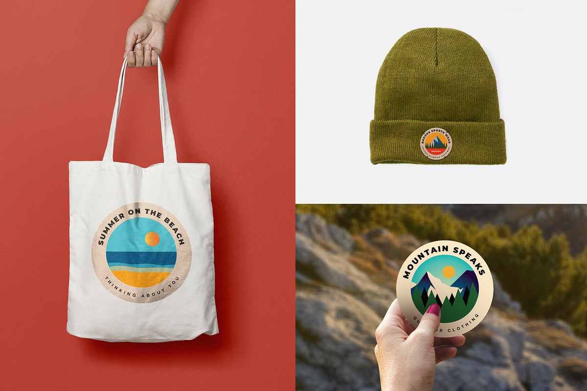 20 Outdoor Badges, a Branding & Logo Template by Liviu (Photo 4 of 4)