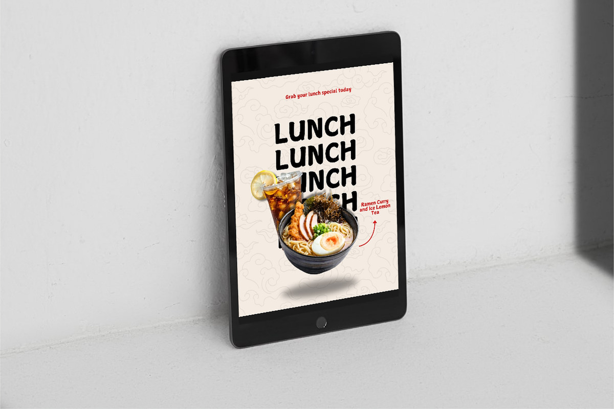 Canva Ramen Food Instagram Template, a Design Template by SecondBrain Store (Photo 6 of 10)