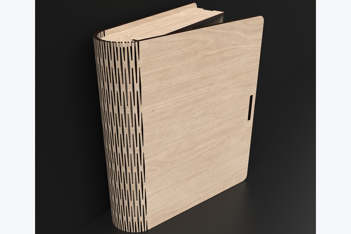 A4 & A5 Book Box Laser Cutting Files, an Object Graphic by ThemeXDigital (Photo 7 of 9)