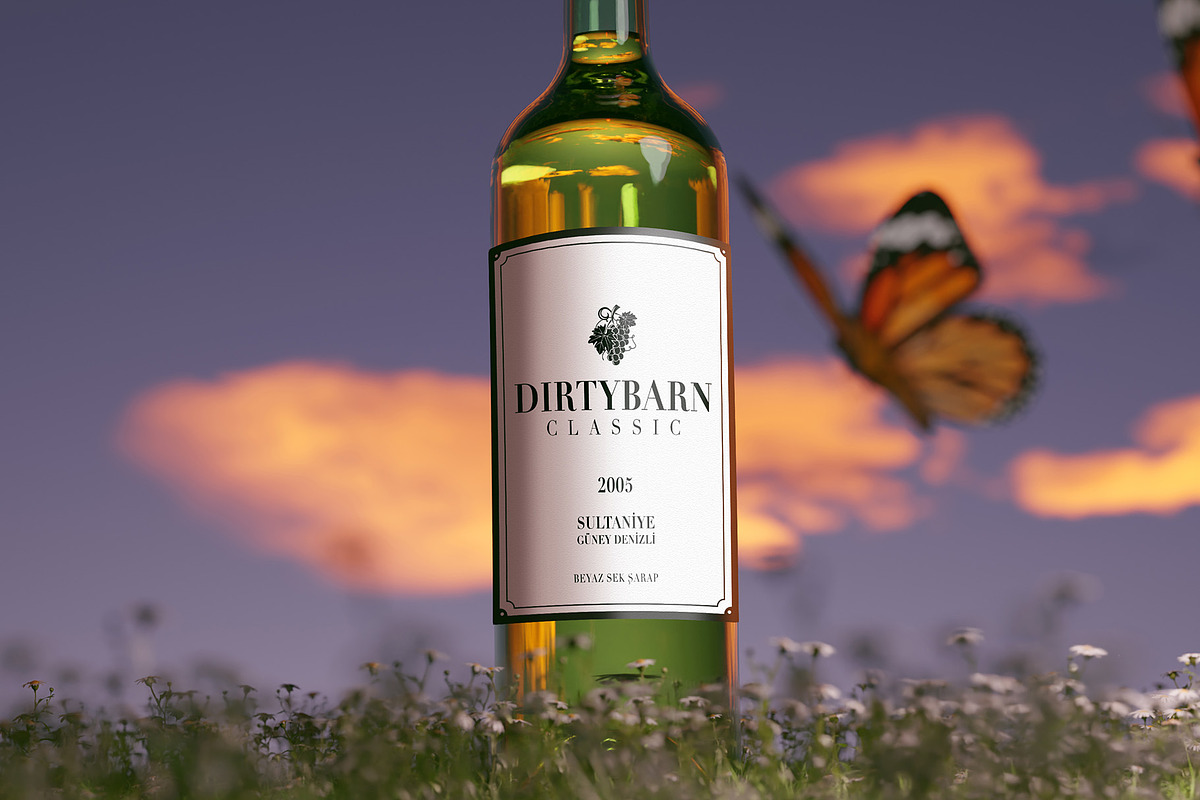 Wine Bottle Mockup, a Product Mockup by Dirtybarn (Photo 5 of 7)