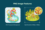 Summer Rest Set Vector, an Object Graphic by 35lab (Thumbnail 3 of 6)