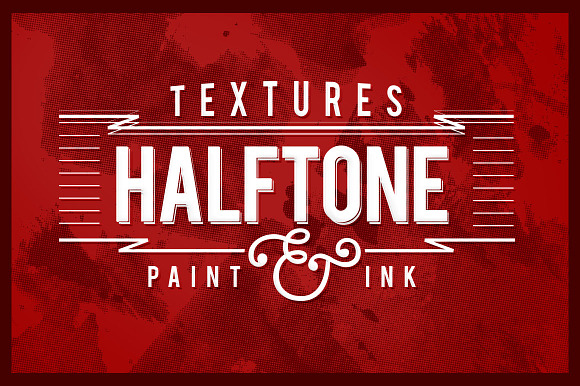 Halftone Paint Textures #1 preview 6