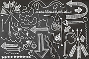 100 Hand Drawn Arrows, an Object Graphic by Julia Dreams (Thumbnail 2 of 4)