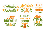 Yoga Set, a Healthcare Illustration by ananastya (Thumbnail 11 of 12)