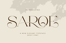 Saroe - Elegant Serif Font