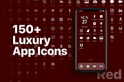 iOS 14 Luxury iPhone App Icons • R, an Icon by Homescreen Pro (Thumbnail 1 of 6)