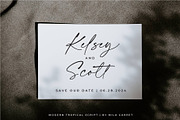 Modern Tropical Font Duo Logo Script, a Sans Serif Font by Mila Garret (Thumbnail 14 of 14)