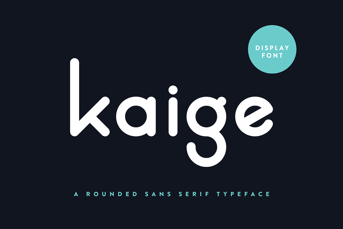 KAIGE | Display Font