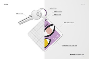 Key Tag Mockup Set 2